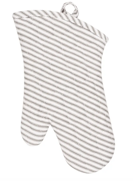 Striped Oven Mitt