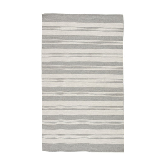 Vintage Stripe Pewter 5X8