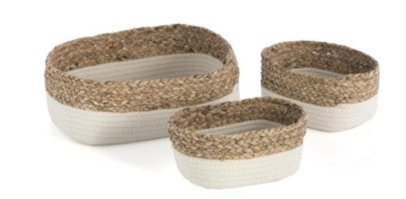 Cotton and Jute Organizer, Large